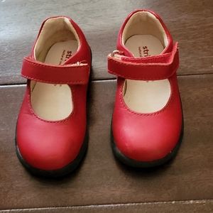 5M Stride Rite Red Mary Janes